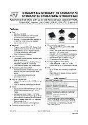 DataSheet STM8AF61AA pdf